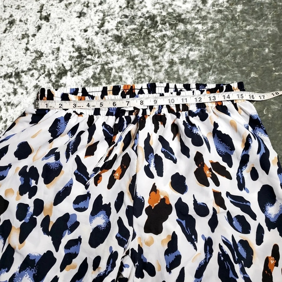 Azel Hazel Colorful Leopard Print Wide Leg Pants - Picture 10 of 11